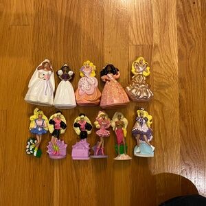 McDonalds Happy Meal Barbie Toys Set Lot from the 1990s